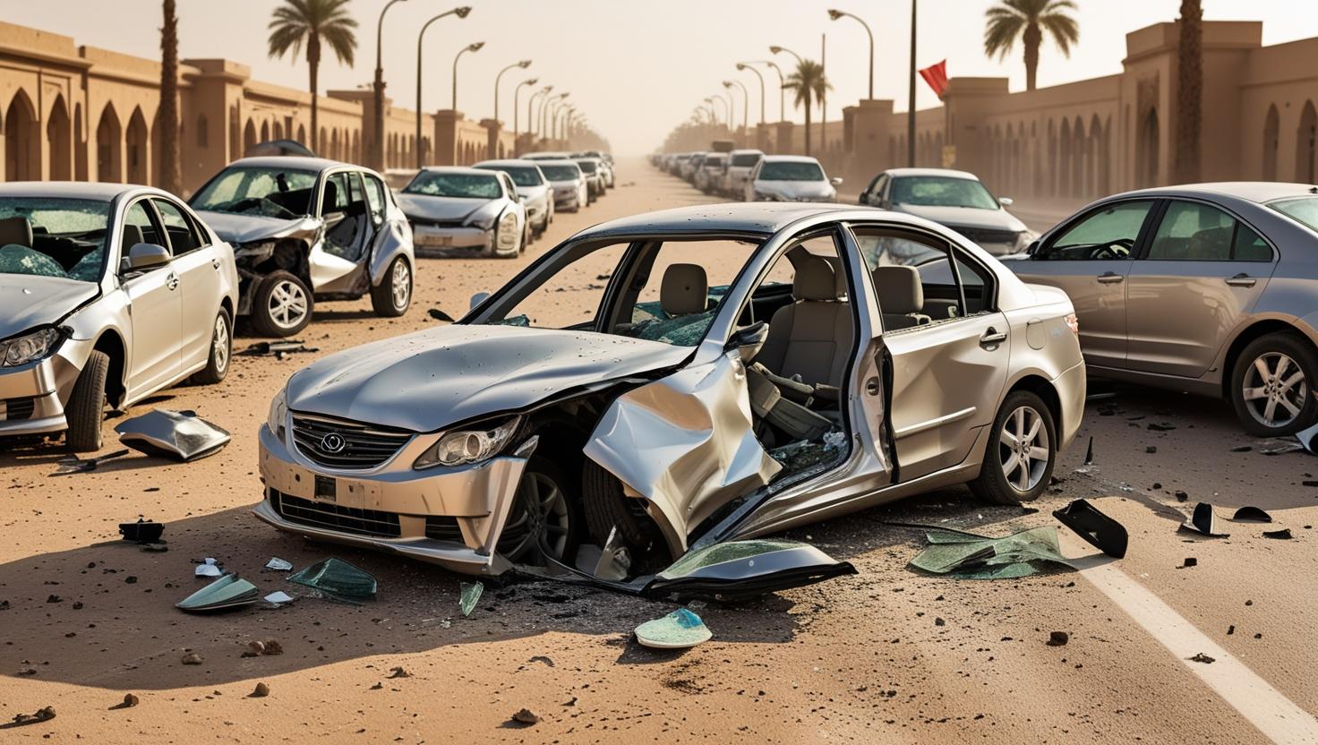 حادث في شوارع الرياض